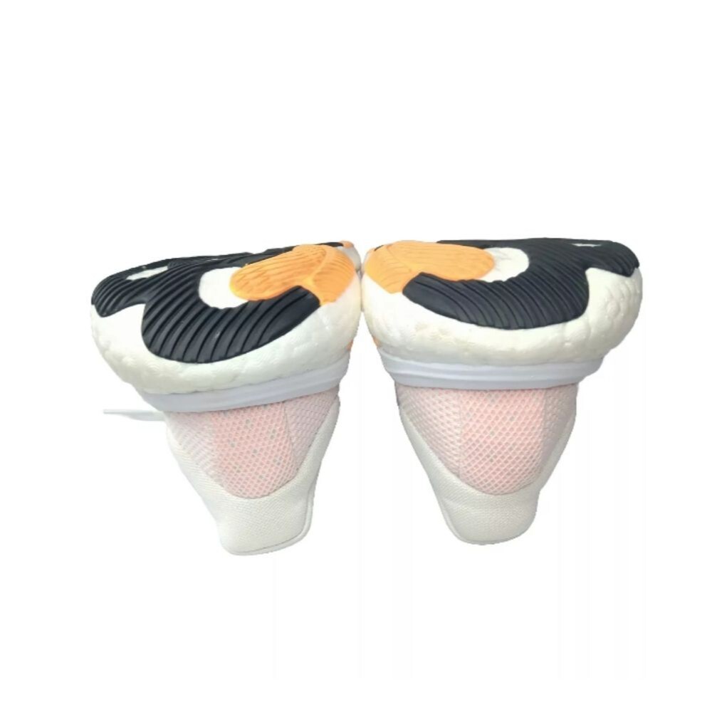 Adidas Solar Glide 5 Women's Size 8.5 White Silver Orange Boost Shoes Sneakers - Picture 7 of 9